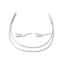 DIMPLED FLAT SUPER ELASTIC Ni-TI Archwire - ROUND