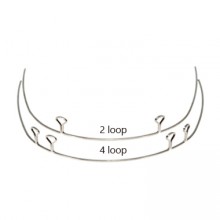 KEYHOLE 4-LOOPED ARCHWIRE - 16×22